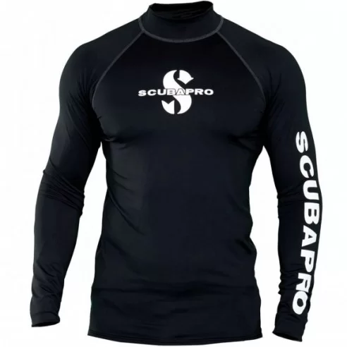 Scubapro's Long sleeve shirt BLACK RG Men UPF50