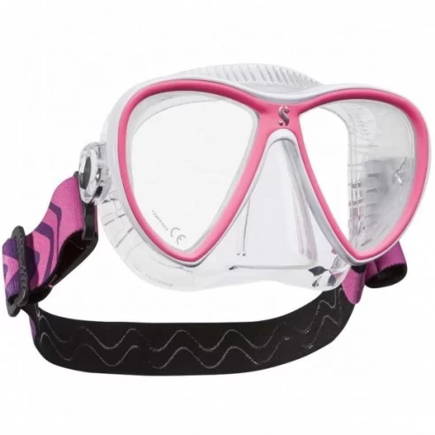 Scubapro's Mask SYNERGY TWIN CLEAR Pink
