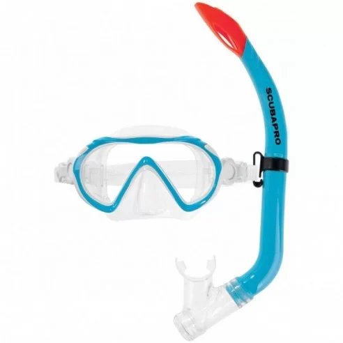 Scubapro's Kit snorkeling SPIDER KID Blue